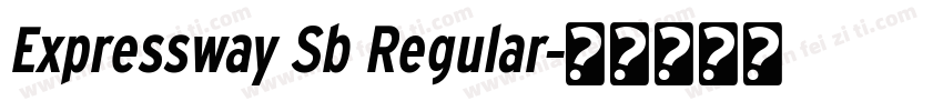 Expressway Sb Regular字体转换